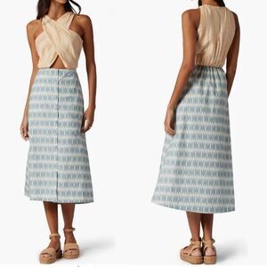 Joie Flippa Geo Print Cotton Midi Dress - Women’s US 14 NWT